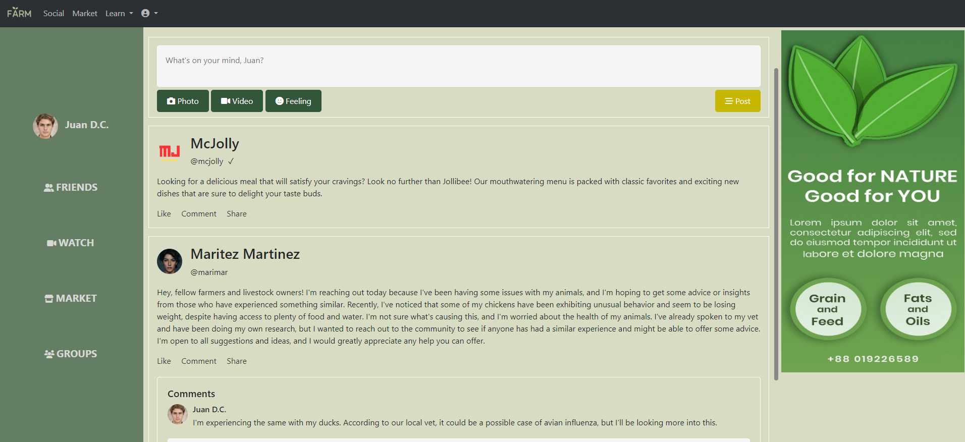 FARM: Food Analysis Resource Monitoring project screenshot
